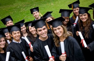 graduation, students