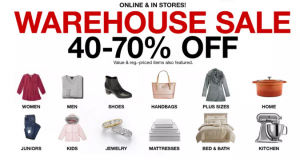 Macy's Warehouse Sale