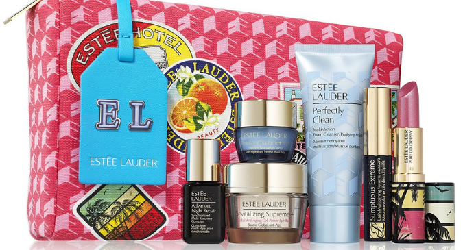 estée lauder firm & glow skincare collection gift set